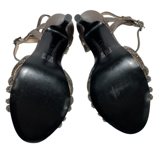 Pelle Moda Rhinestone Gray heels size 6M - Picture 7 of 11